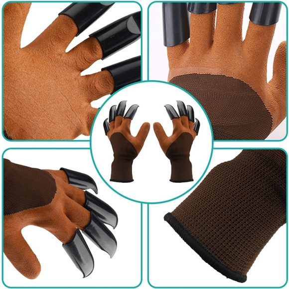 Garden Genie Gloves with Claws Waterproof - Picture 5 of 8